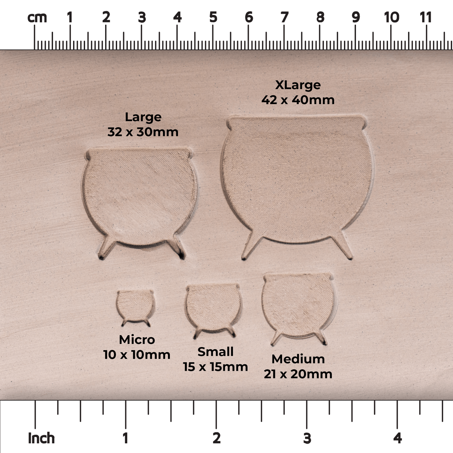 Halloween Witch Cauldron Stamps