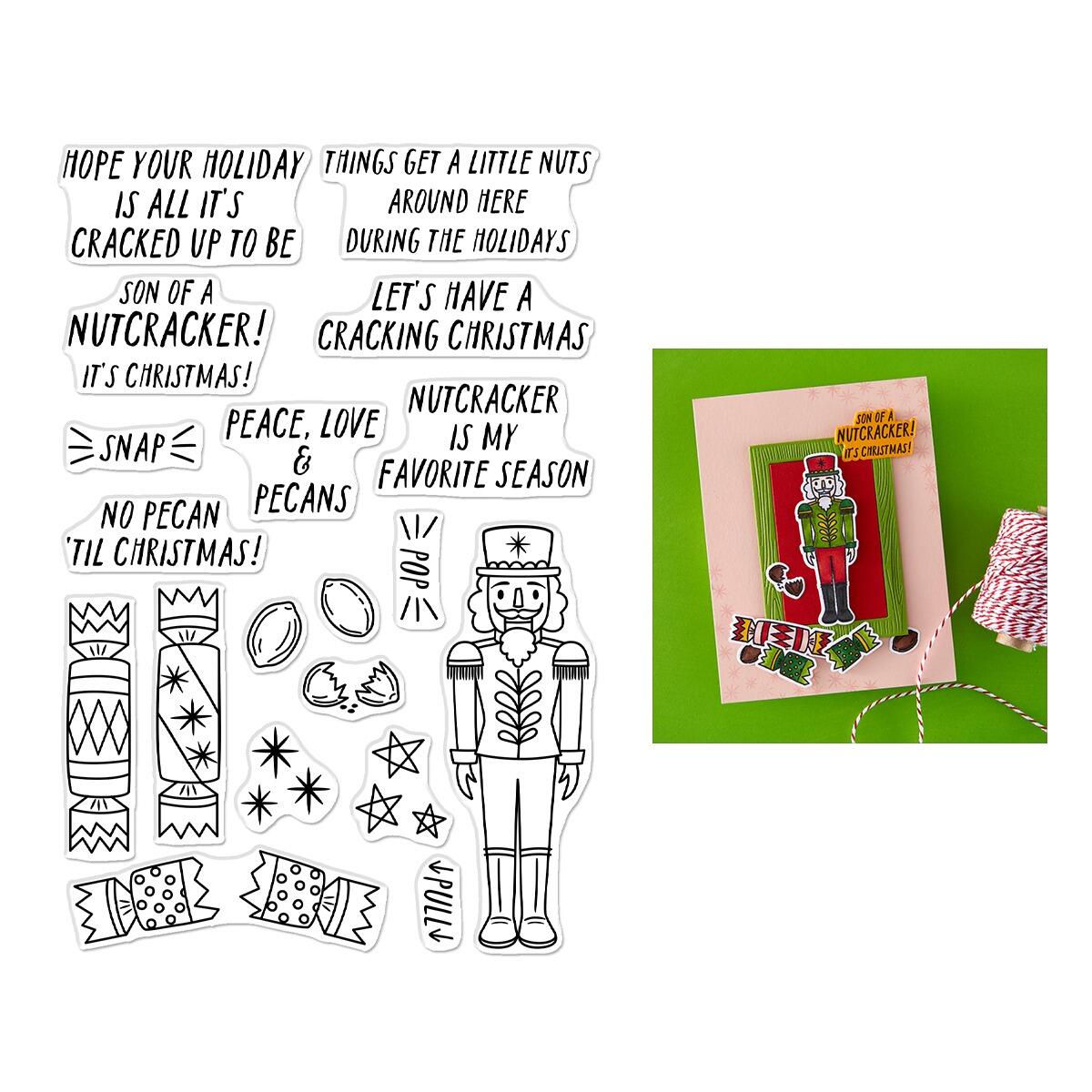 Hero Arts A Little Nuts Clear Stamp Set from the Crackin' Christmas Collection - CraftSource Market: Craft Supplies & Kits Papercraft > Stamps > Photopolymer Stamps