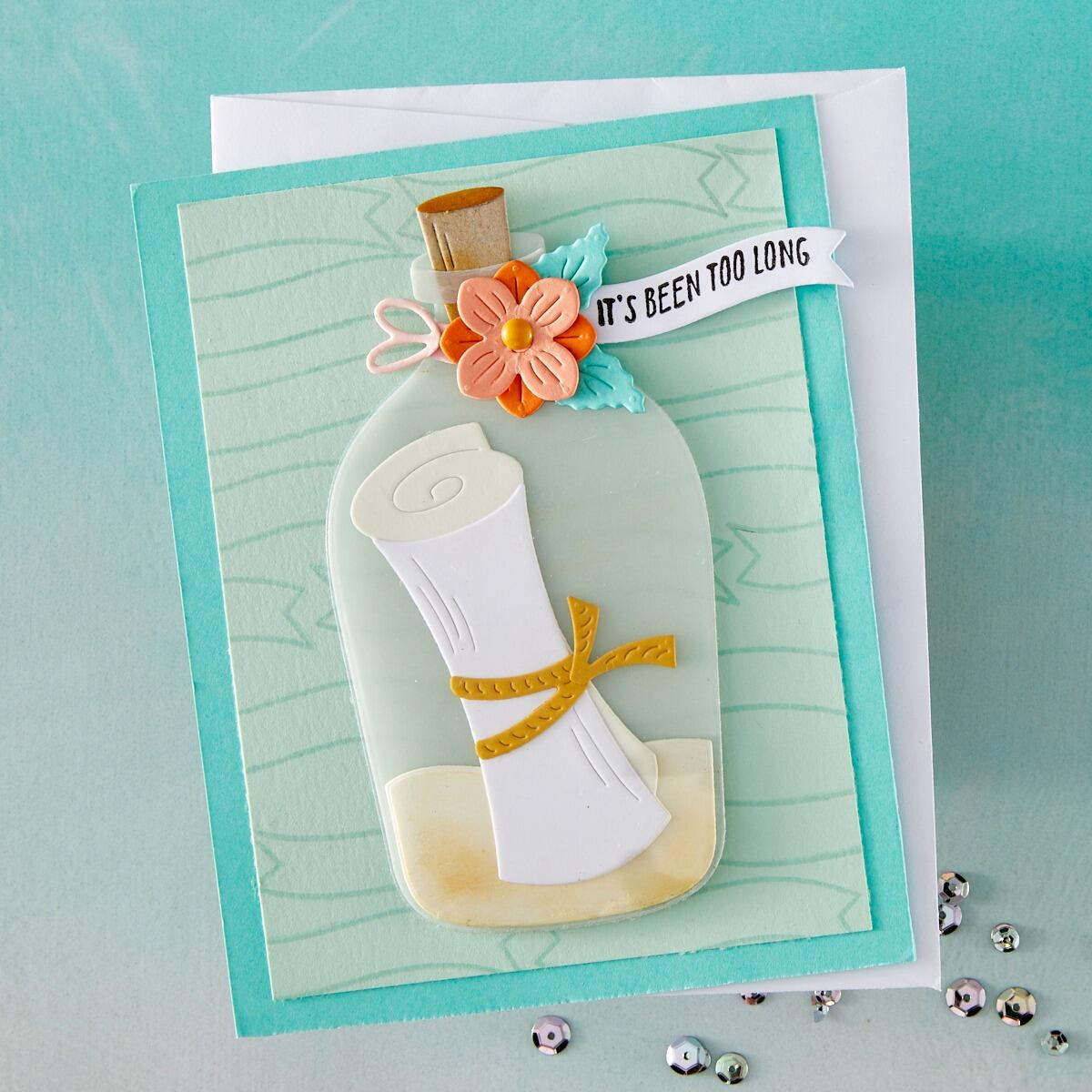 Hero Arts Banner Days Stamp & Cut Set from the Summer by The Shore Collection - CraftSource Market: Craft Supplies & Kits Papercraft > Stamps > Photopolymer Stamps