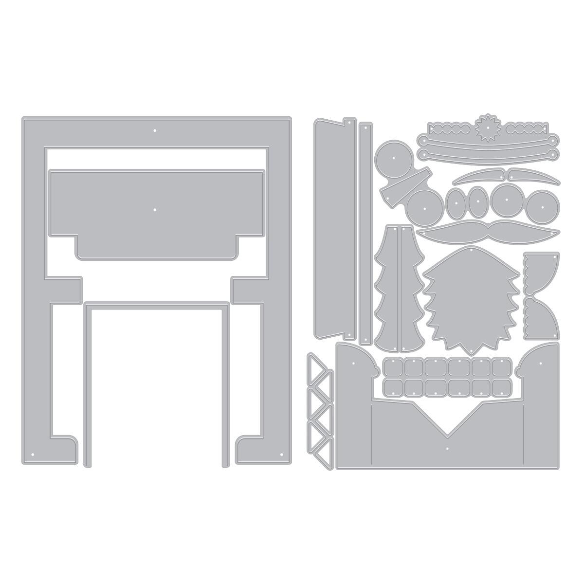 Hero Arts Big Mouth Nutcracker Bundle from the Crackin' Christmas Collection - CraftSource Market: Craft Supplies & Kits Papercraft > Dies > Metal Cutting Dies