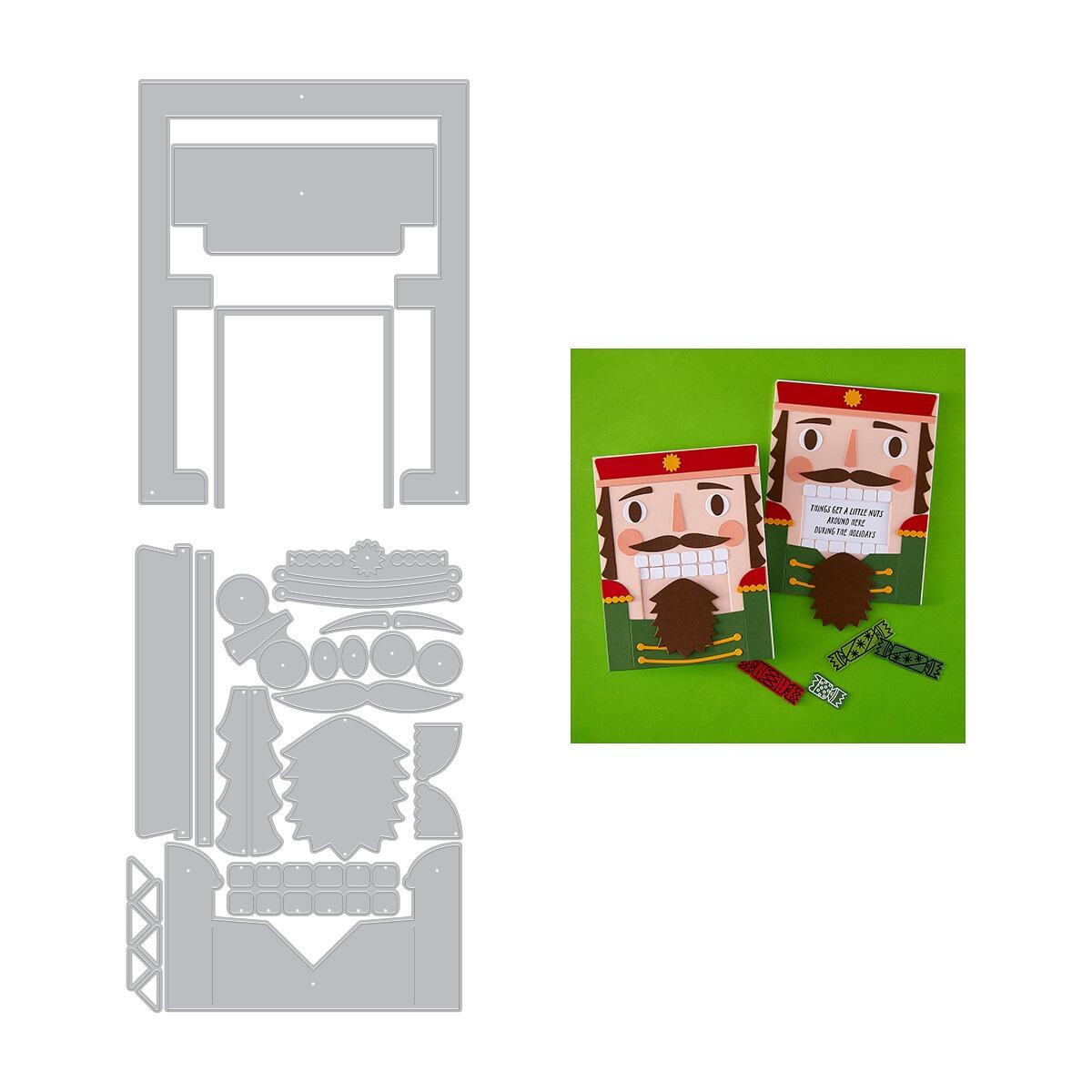 Hero Arts Big Mouth Nutcracker Bundle from the Crackin' Christmas Collection - CraftSource Market: Craft Supplies & Kits Papercraft > Dies > Metal Cutting Dies