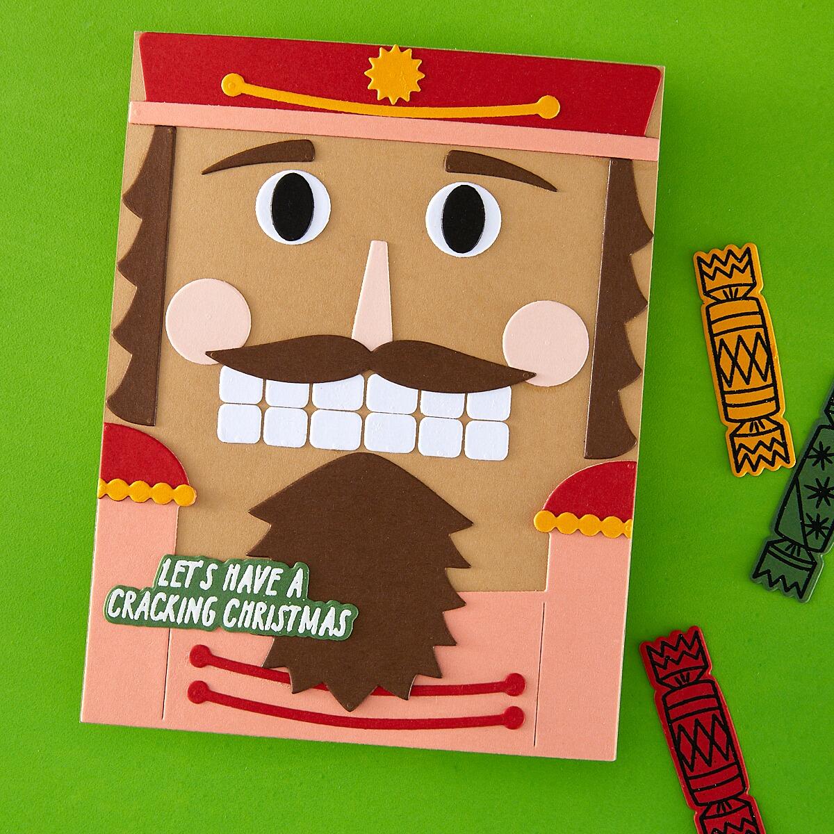 Hero Arts Big Mouth Nutcracker Etched Dies from the Crackin' Christmas Collection - CraftSource Market: Craft Supplies & Kits Papercraft > Dies > Metal Cutting Dies