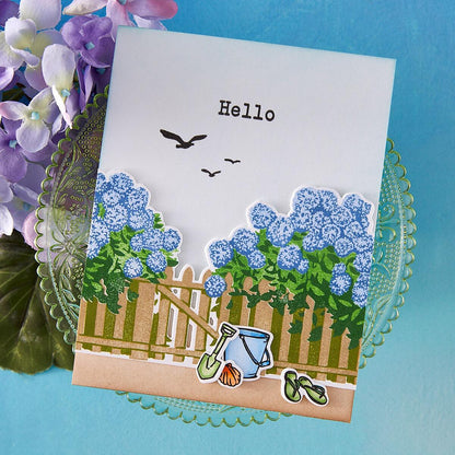 Hero Arts Coastal Blooms HeroScape Stamp & Cut Set from the Seaside Blooms Collection - CraftSource Market: Craft Supplies & Kits Papercraft > Stamps > Photopolymer Stamps