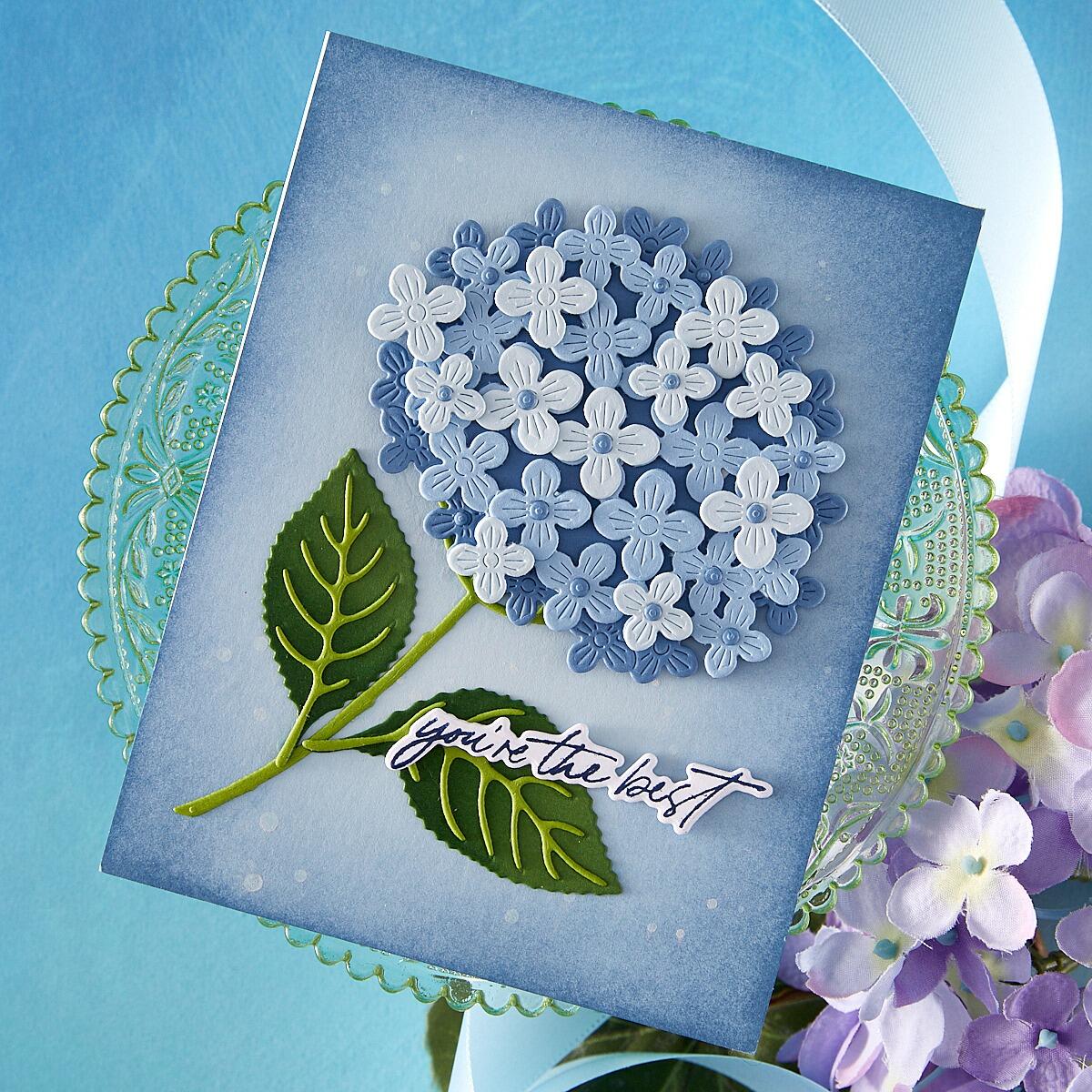 Hero Arts Layered Hydrangea Etched Dies from the Seaside Blooms Collection - CraftSource Market: Craft Supplies & Kits Papercraft > Dies > Metal Cutting Dies