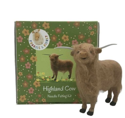 Highland Cow Model Felting Kit - CraftSource Market: Craft Supplies & Kits
