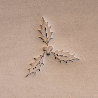 Holly Leaf & Berry Stamps - 3 Sizes