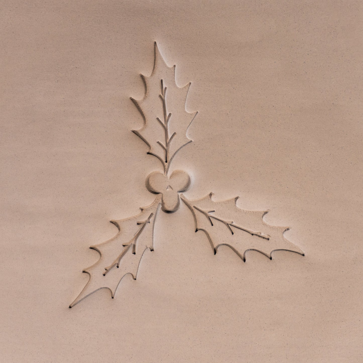 Holly Leaf & Berry Stamps - 3 Sizes