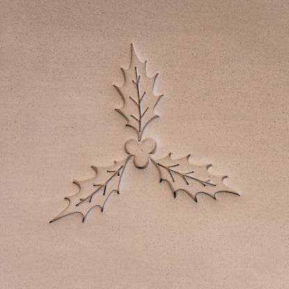 Holly Leaf & Berry Stamps - 3 Sizes