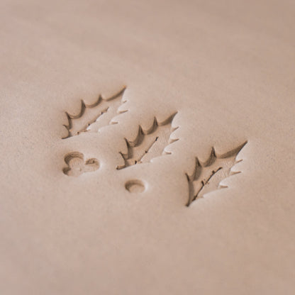 Holly Leaf & Berry Stamps - 3 Sizes