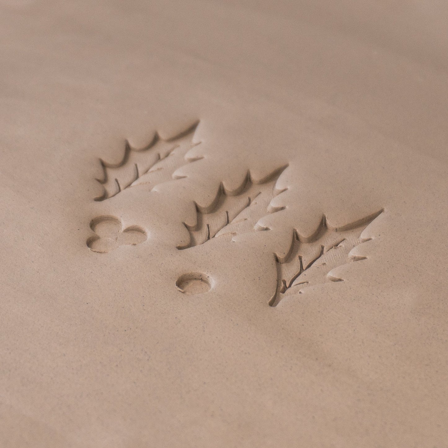 Holly Leaf & Berry Stamps - 3 Sizes