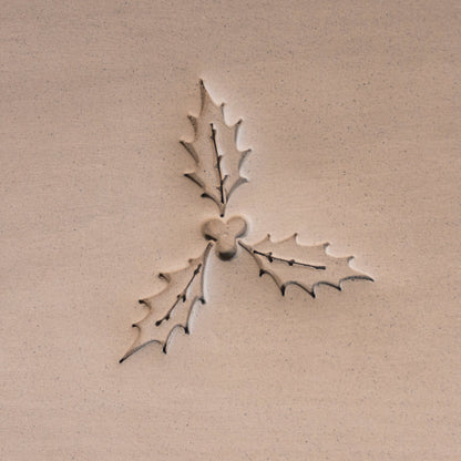 Holly Leaf & Berry Stamps - 3 Sizes - CraftSource Market: Craft Supplies & Kits Stamps