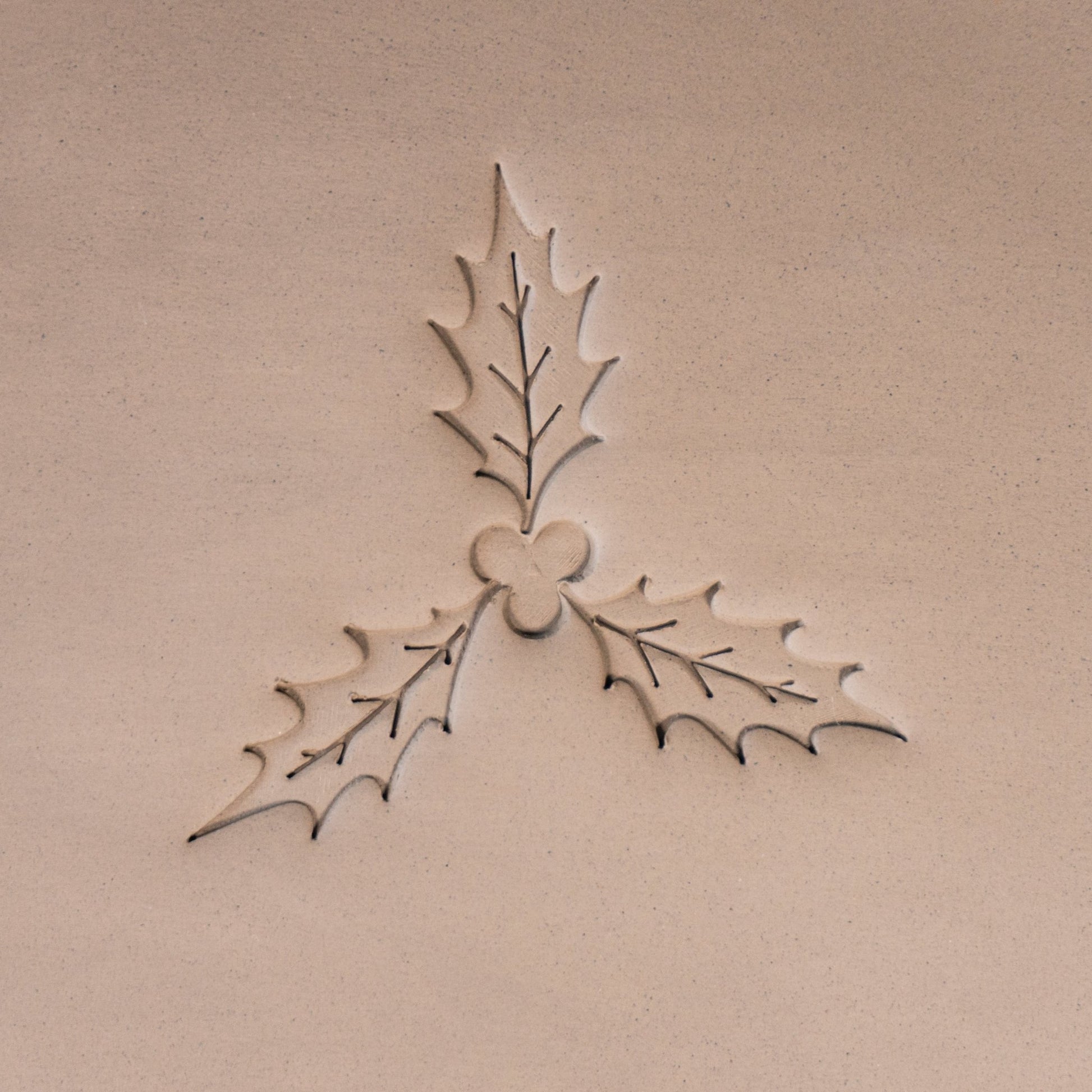 Holly Leaf & Berry Stamps - 3 Sizes - CraftSource Market: Craft Supplies & Kits Stamps