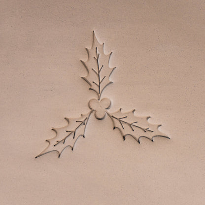 Holly Leaf & Berry Stamps - 3 Sizes - CraftSource Market: Craft Supplies & Kits Stamps