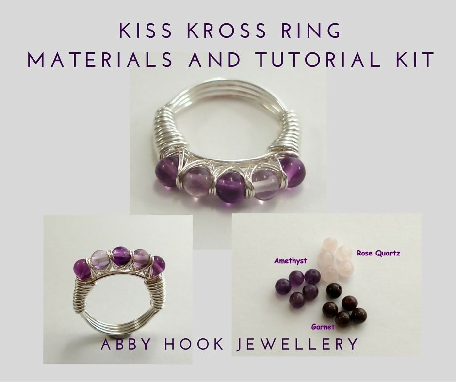 Jewellery Making Kit - Kiss Kross Ring - CraftSource Market: Craft Supplies & Kits