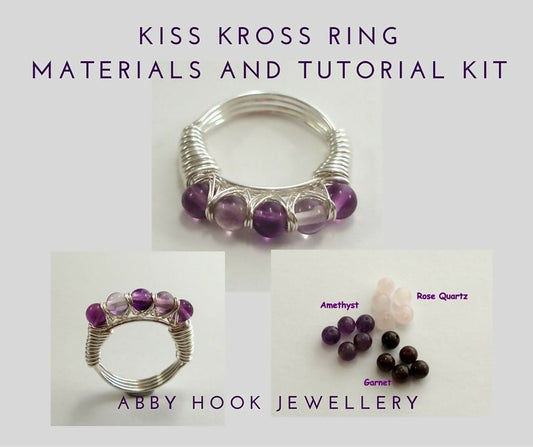 Jewellery Making Kit - Kiss Kross Ring - CraftSource Market: Craft Supplies & Kits