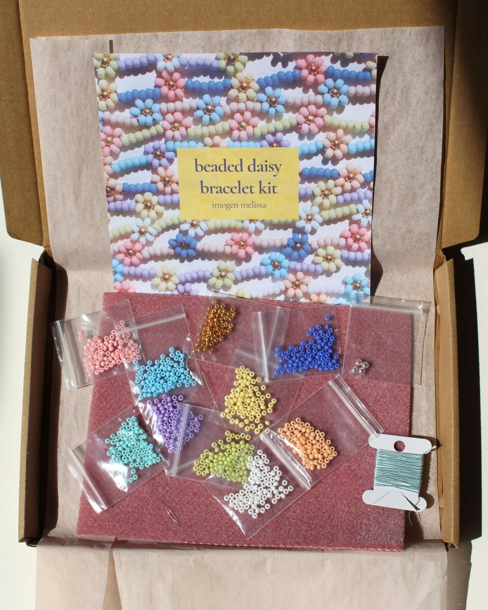 Jewellery Making Kit - The Daisy Bracelet - CraftSource Market: Craft Supplies & Kits Jewellery Making