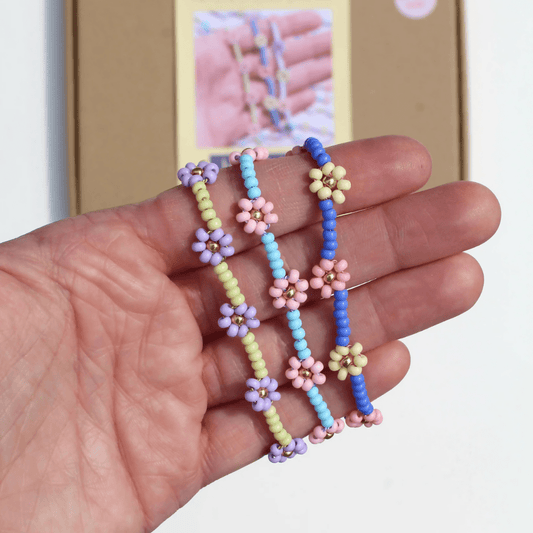 Jewellery Making Kit - The Daisy Bracelet - CraftSource Market: Craft Supplies & Kits Jewellery Making