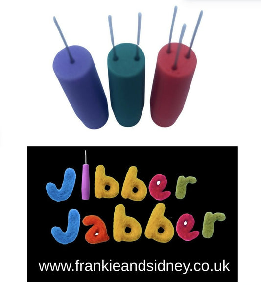 Jibber Jabber Single, Double and Triple Felting Needle Holders (3 pack) - CraftSource Market: Craft Supplies & Kits Needle Felting