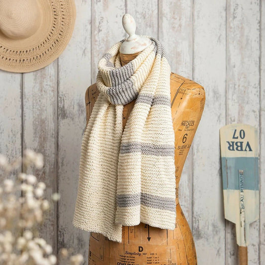 Knitting Kit - Easy Peasy Scarf - CraftSource Market: Craft Supplies & Kits Knitting