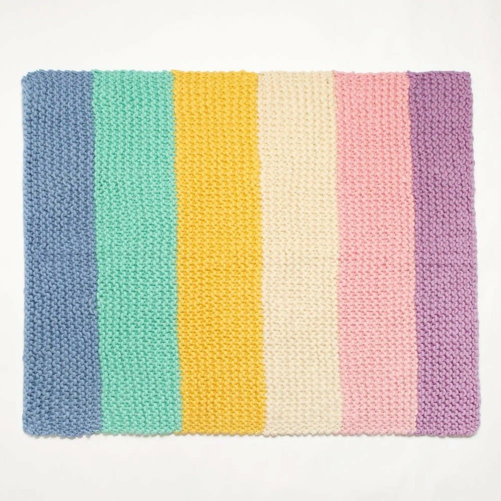 Knitting Kit - Pastel Dreams Blanket - CraftSource Market: Craft Supplies & Kits Knitting
