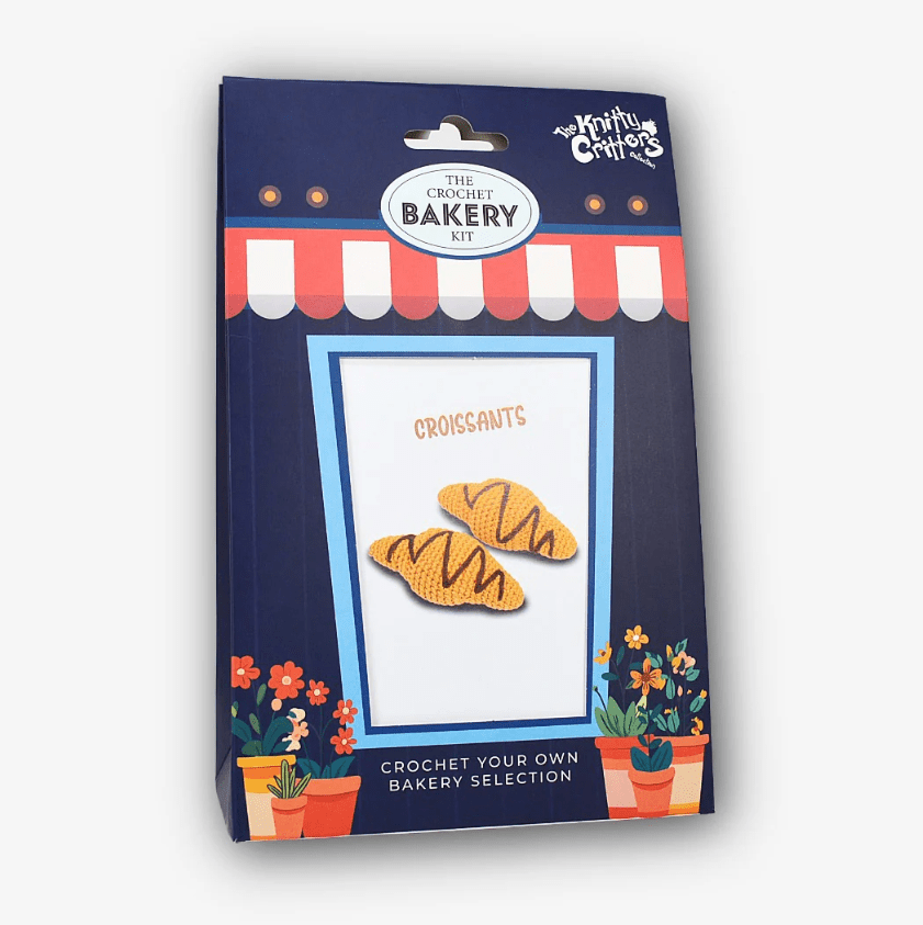 Knitty Critters Bakery Selection - Croissants - CraftSource Market: Craft Supplies & Kits Crochet