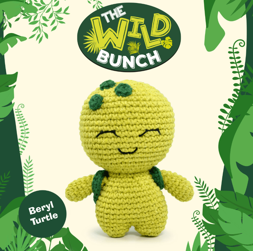 Knitty Critters The Wild Bunch - Beryl Turtle - CraftSource Market: Craft Supplies & Kits Crochet