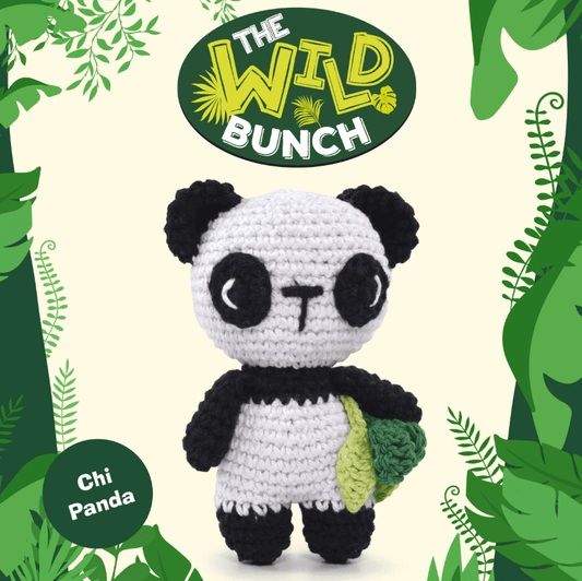 Knitty Critters The Wild Bunch - Chi Panda - CraftSource Market: Craft Supplies & Kits Crochet