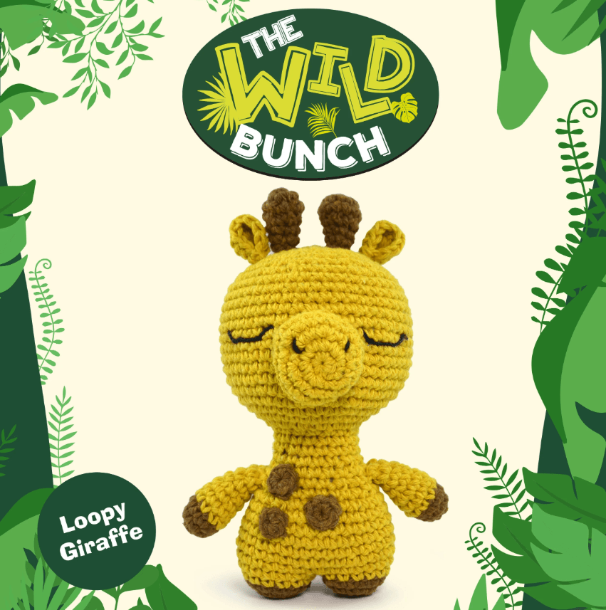 Knitty Critters The Wild Bunch - Loopy Giraffe - CraftSource Market: Craft Supplies & Kits Crochet