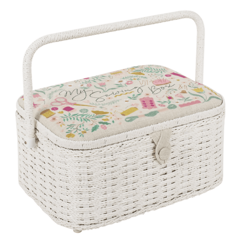 Large Embroidered Sewing Box - CraftSource Market: Craft Supplies & Kits Craft Storage