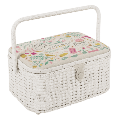 Large Embroidered Sewing Box - CraftSource Market: Craft Supplies & Kits Craft Storage