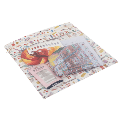 Large Haby Notions Project Pouch – Clear Front Craft & Embroidery Storage Bag - CraftSource Market: Craft Supplies & Kits Craft Storage