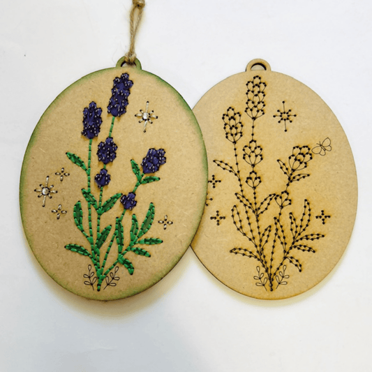 Lavender Embroidery Kit - CraftSource Market: Craft Supplies & Kits Embroidery