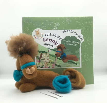 Lenny Alpaca Model Felting Kit - CraftSource Market: Craft Supplies & Kits