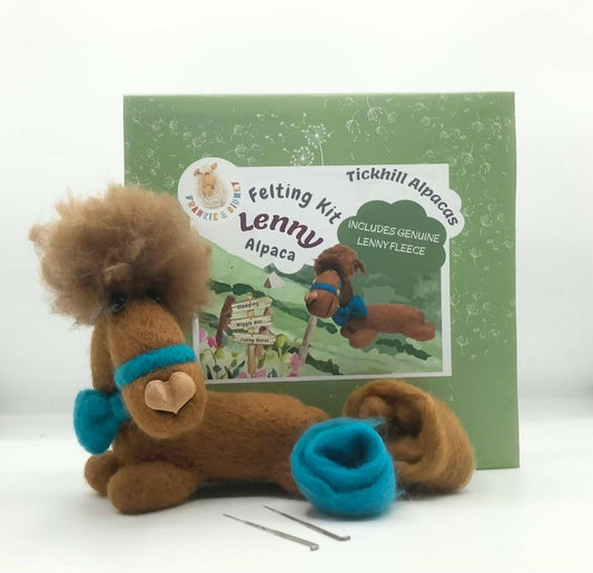 Lenny Alpaca Model Felting Kit - CraftSource Market: Craft Supplies & Kits