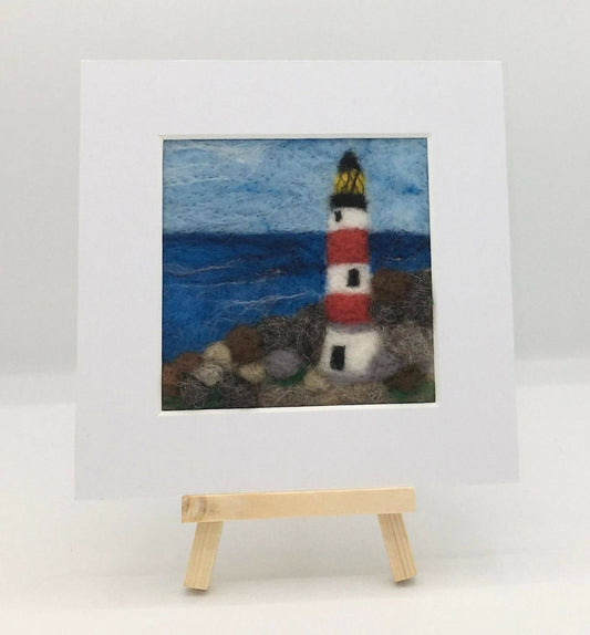 Light House Mini Picture Felting Kit - CraftSource Market: Craft Supplies & Kits