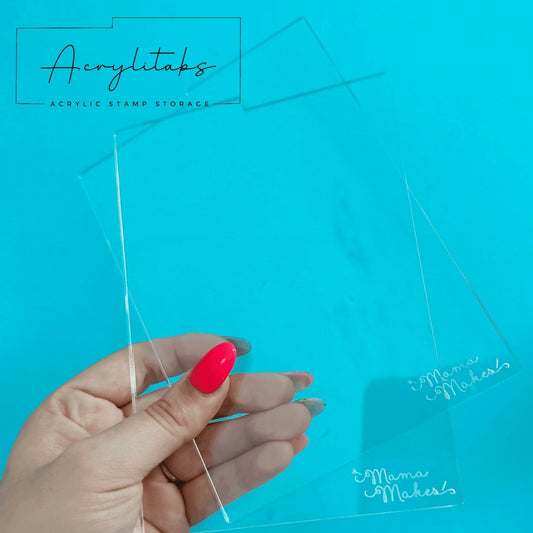 Mama Makes - AcryliTabs (Set of 4) - CraftSource Market: Craft Supplies & Kits Papercraft > Stamping Tools