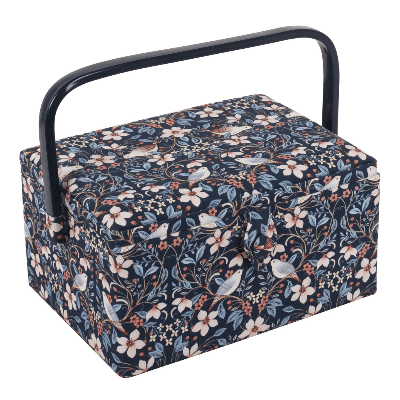 Medium Blossom Birds Sewing Box - CraftSource Market: Craft Supplies & Kits Craft Storage