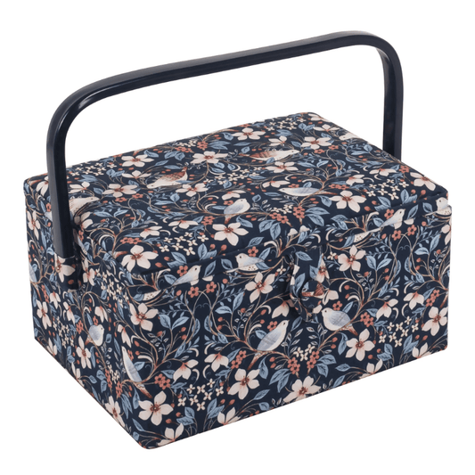 Medium Blossom Birds Sewing Box - CraftSource Market: Craft Supplies & Kits Craft Storage