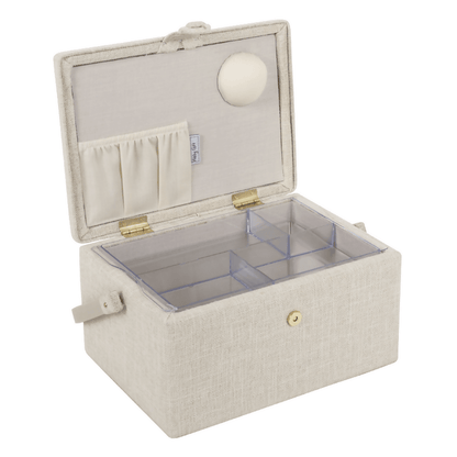 Medium Embroidered Sewing Box - CraftSource Market: Craft Supplies & Kits Craft Storage