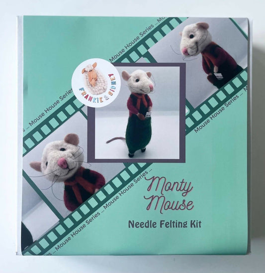 Monty Mouse Needle Felting Kit - CraftSource Market: Craft Supplies & Kits