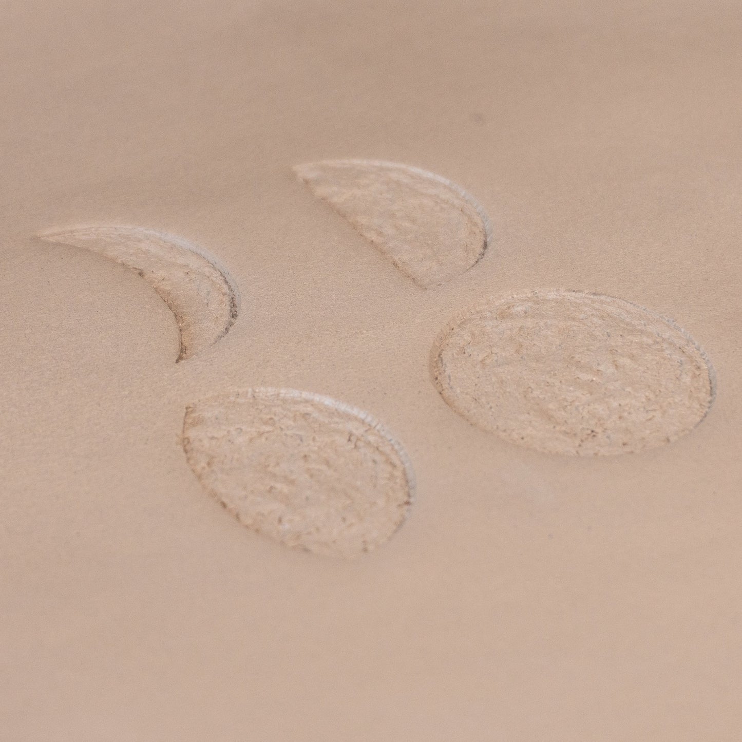 Moon Phases Set of Four Stamps