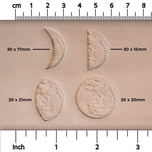 Moon Phases Set of Four Stamps