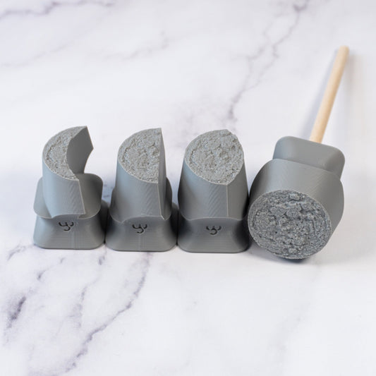 Moon Phases Set of Four Stamps - CraftSource Market: Craft Supplies & Kits Stamps