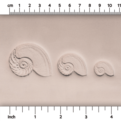Nautilus Shell Stamp - Photo Textured - Style 1 - CraftSource Market: Craft Supplies & Kits Stamps