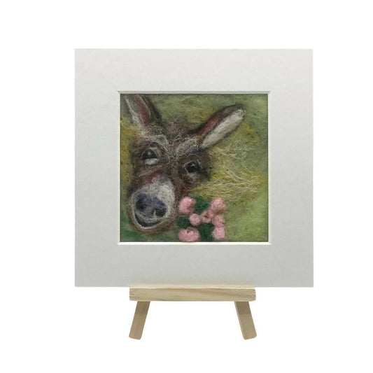 Needle Felt Donkey Picture Kit - CraftSource Market: Craft Supplies & Kits
