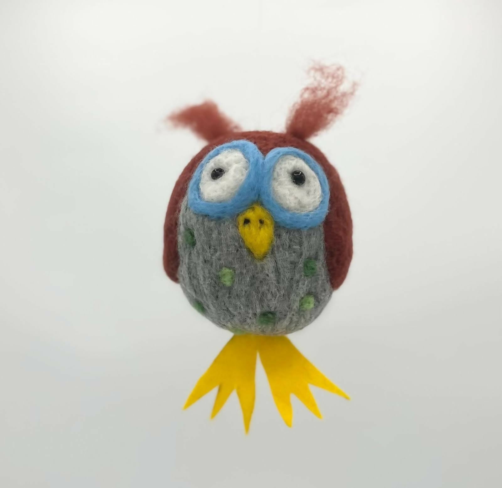Ollie Owl Bouncer Mobile Character Felting Kit - CraftSource Market: Craft Supplies & Kits