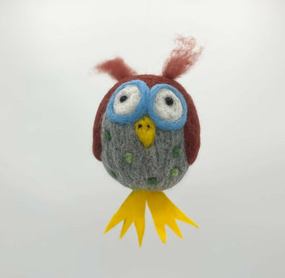 Ollie Owl Bouncer Mobile Character Felting Kit - CraftSource Market: Craft Supplies & Kits