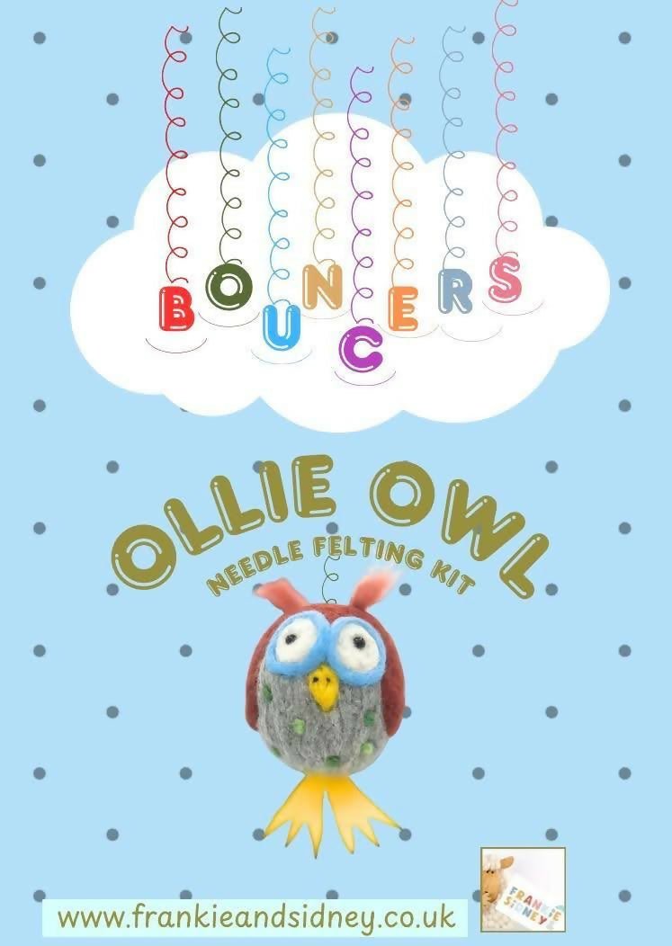 Ollie Owl Bouncer Mobile Character Felting Kit - CraftSource Market: Craft Supplies & Kits