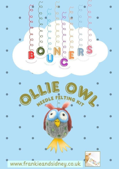 Ollie Owl Bouncer Mobile Character Felting Kit - CraftSource Market: Craft Supplies & Kits