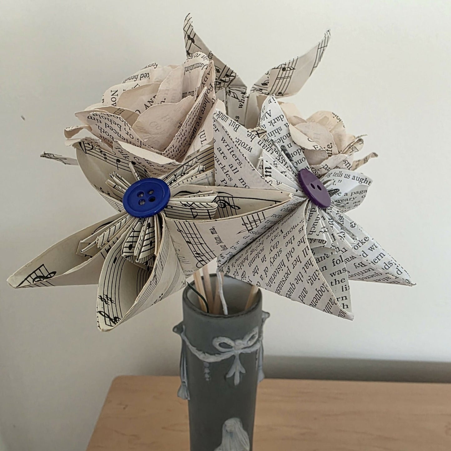Origami Flower Making Kit with Vintage Paper - CraftSource Market: Craft Supplies & Kits Papercraft > Origami Kits > Beginner